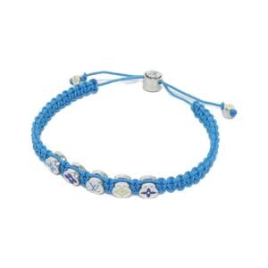 LOUIS VUITTON Brown Monogram Charm Bracelet